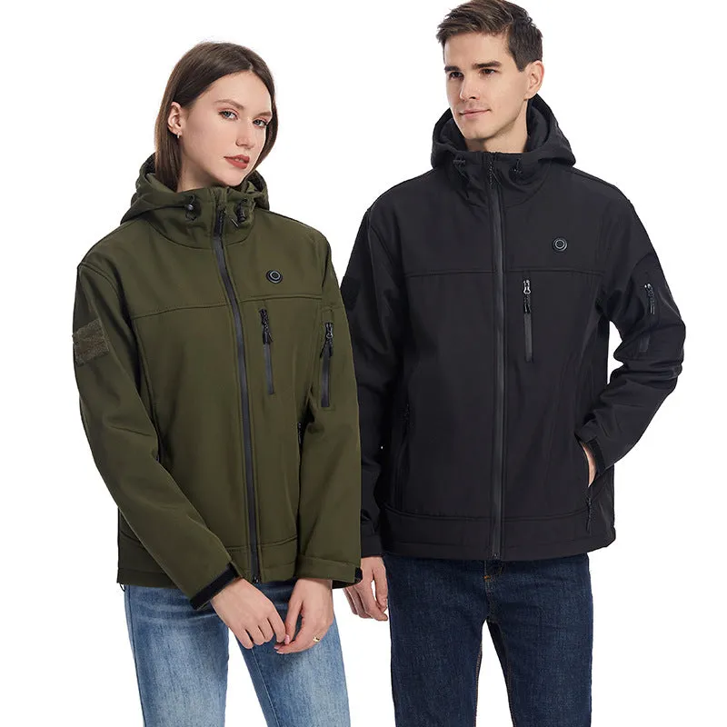 10 Area Heated Hooded Softshell Jacket