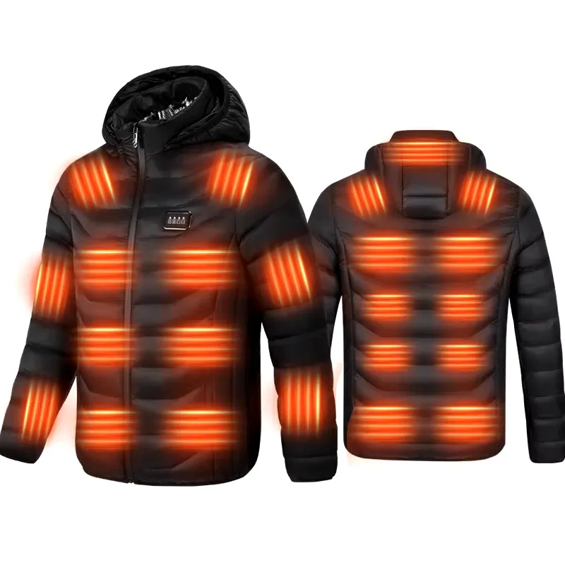 23 Area Adjustable Hooded Heated Jacket