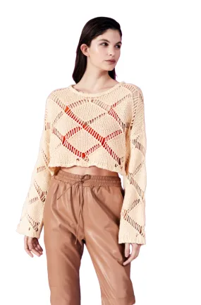 Alula Crop Sweater - Butter