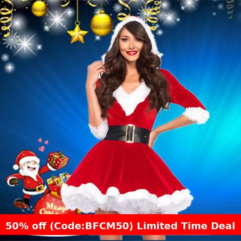 Amozae christmas outfit men Christmas Costume Adult Female Photo Costume Performance Costume Christmas Costume Performance Costume Queen Dress