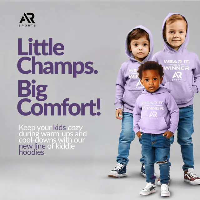 AR Sportswear Children's Slogan Hoodie