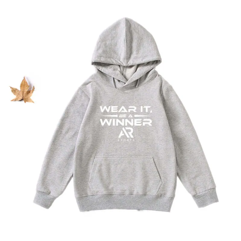 AR Sportswear Children's Slogan Hoodie