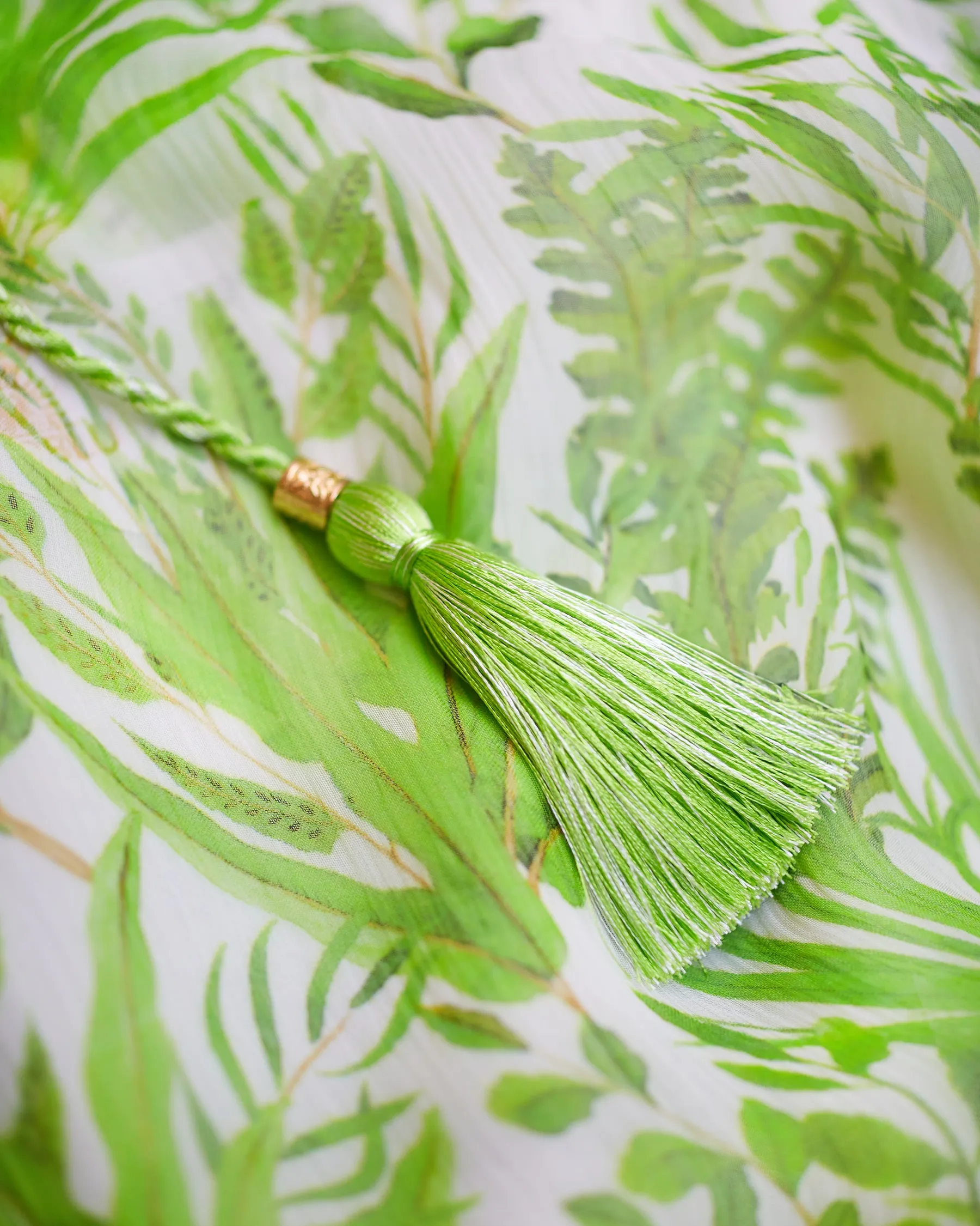 Artemisia Chiffon Blouse in Delicate Greenery