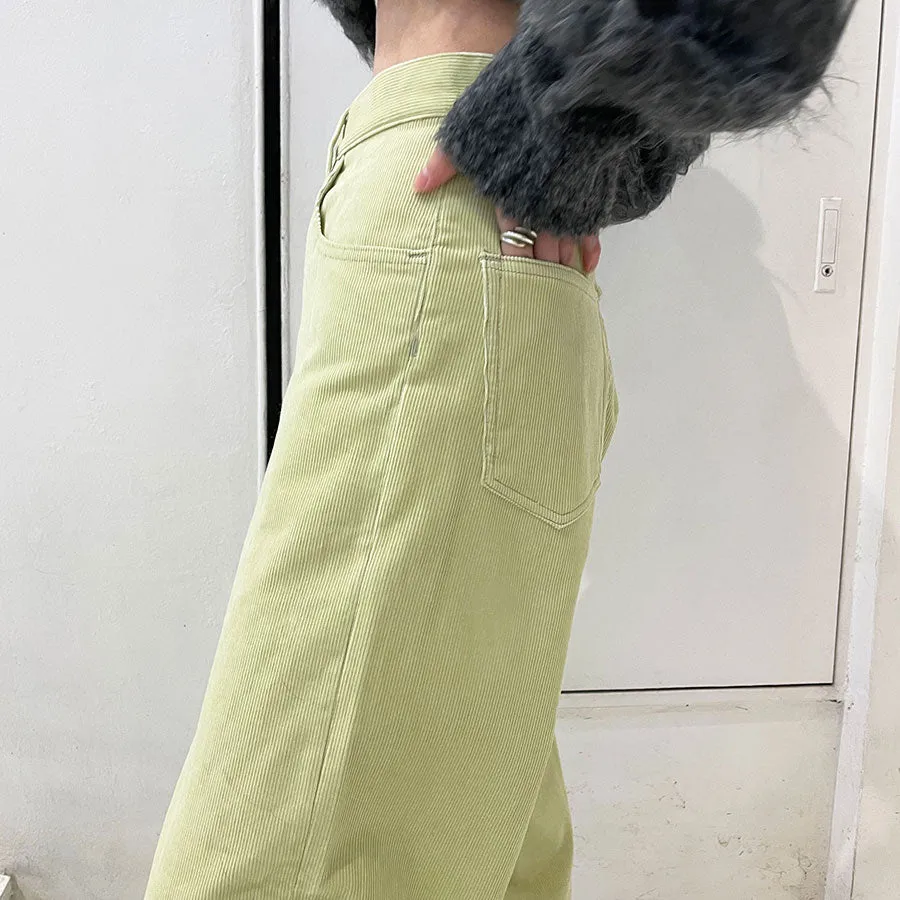 【AURALEE/オーラリー】<br>FINX CORDUROY PANTS <br>A24AP02FC