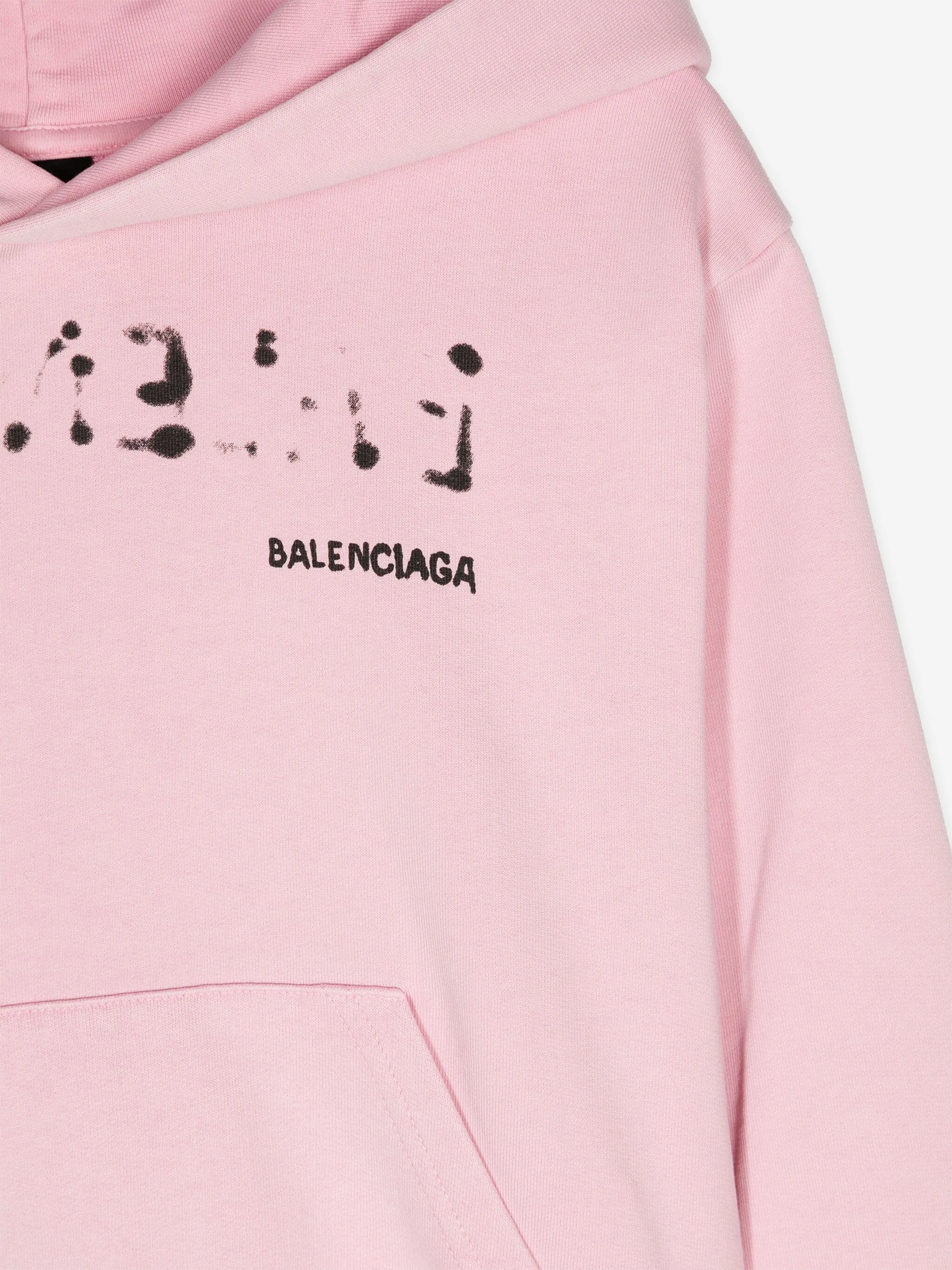 Balenciaga Kids Classic Hoodie in Pink