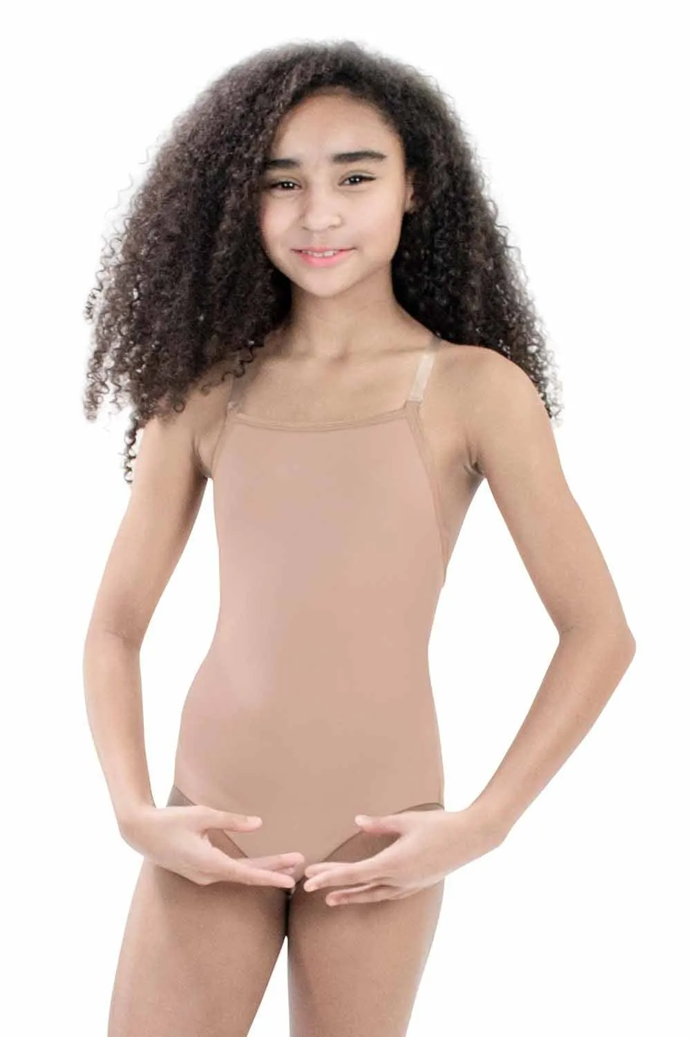 Basic Moves BM5540G Girls' Low Back Undergarment Leotard