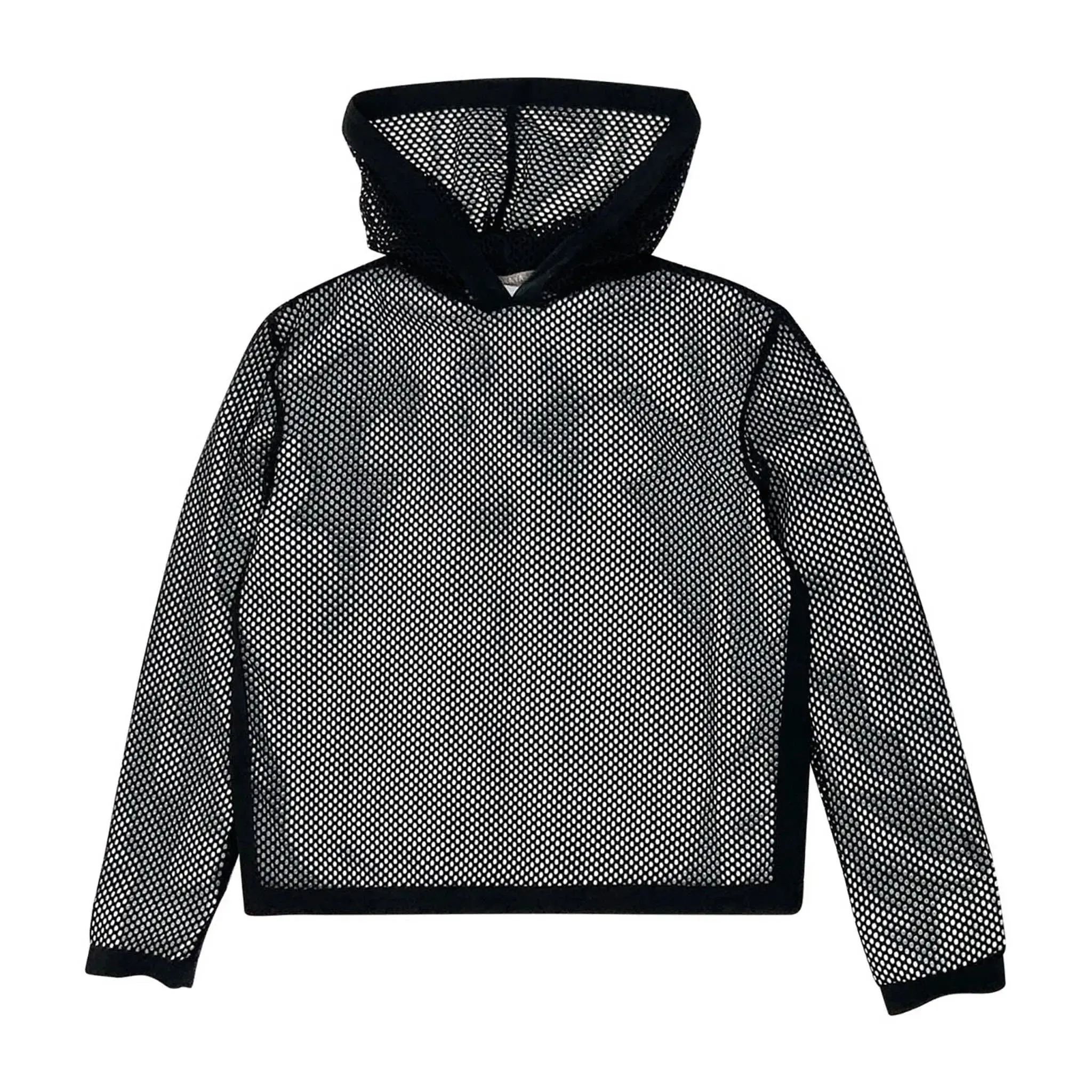 Black Daring Net Hoodie