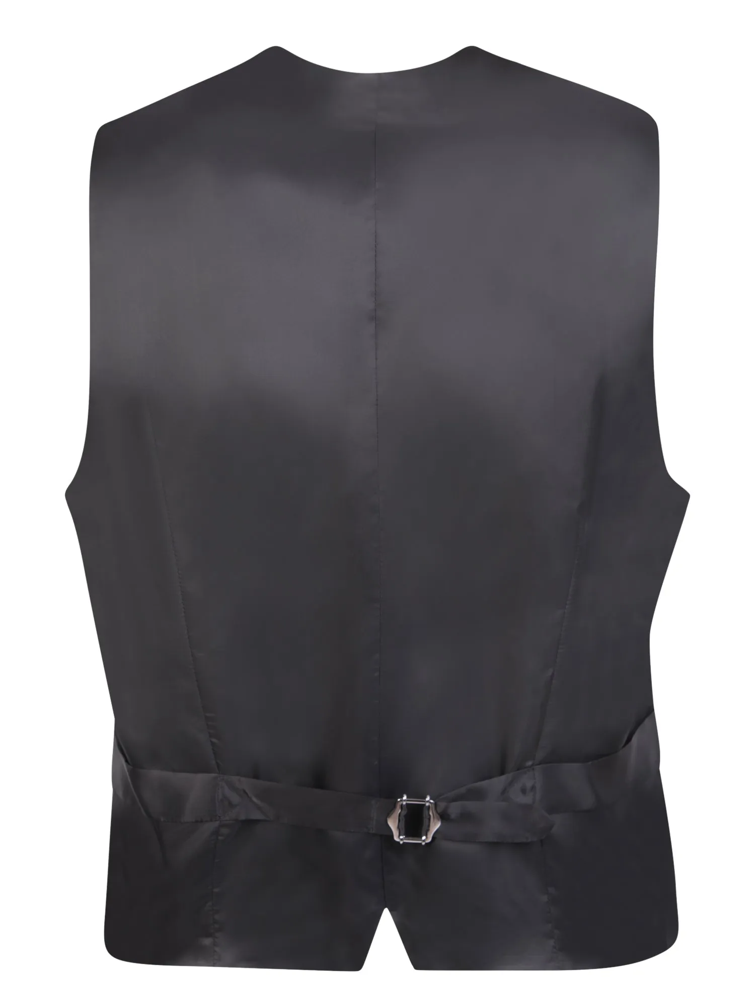 Black silk waistcoat