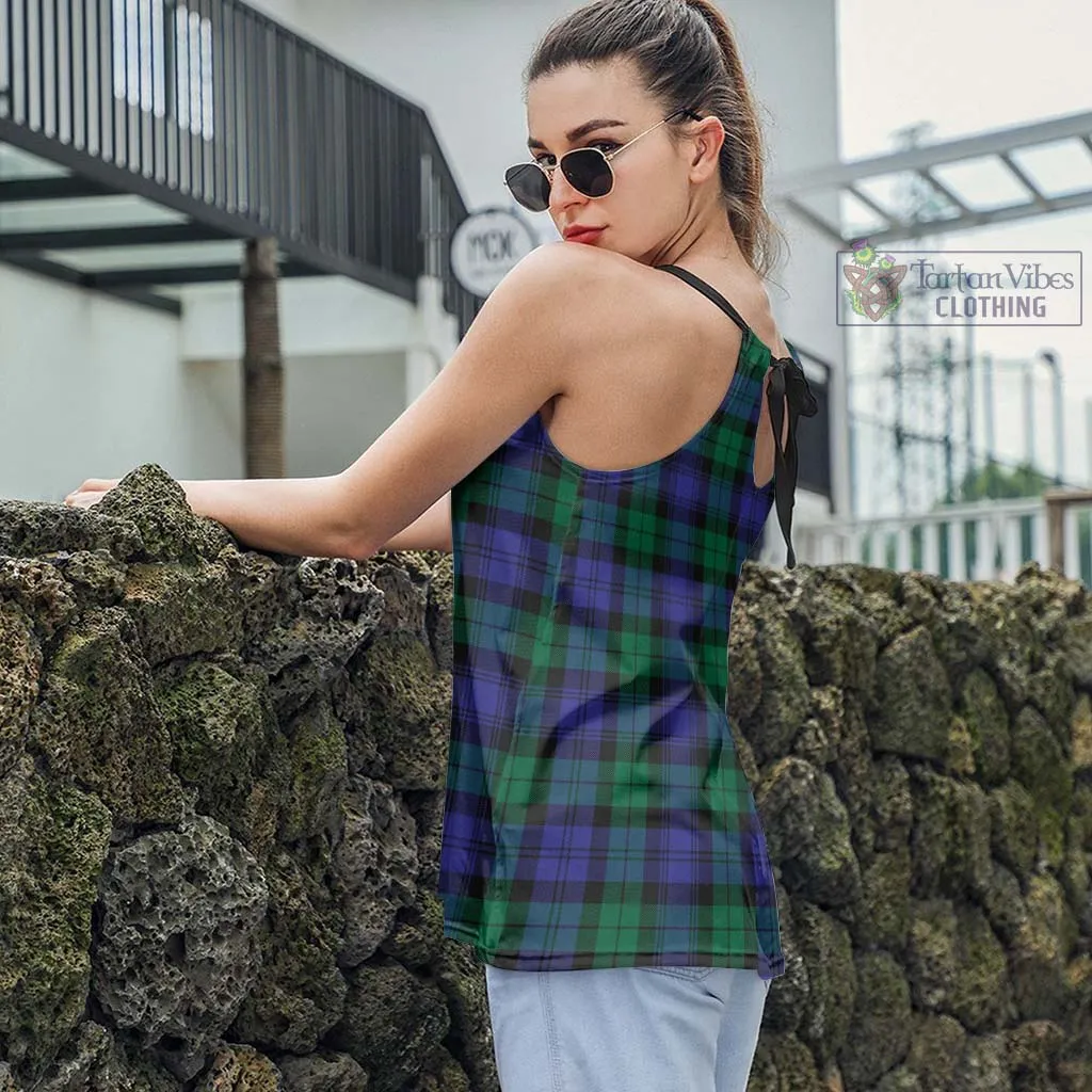 Black Watch Modern Tartan Loose Halter Neck Camisole