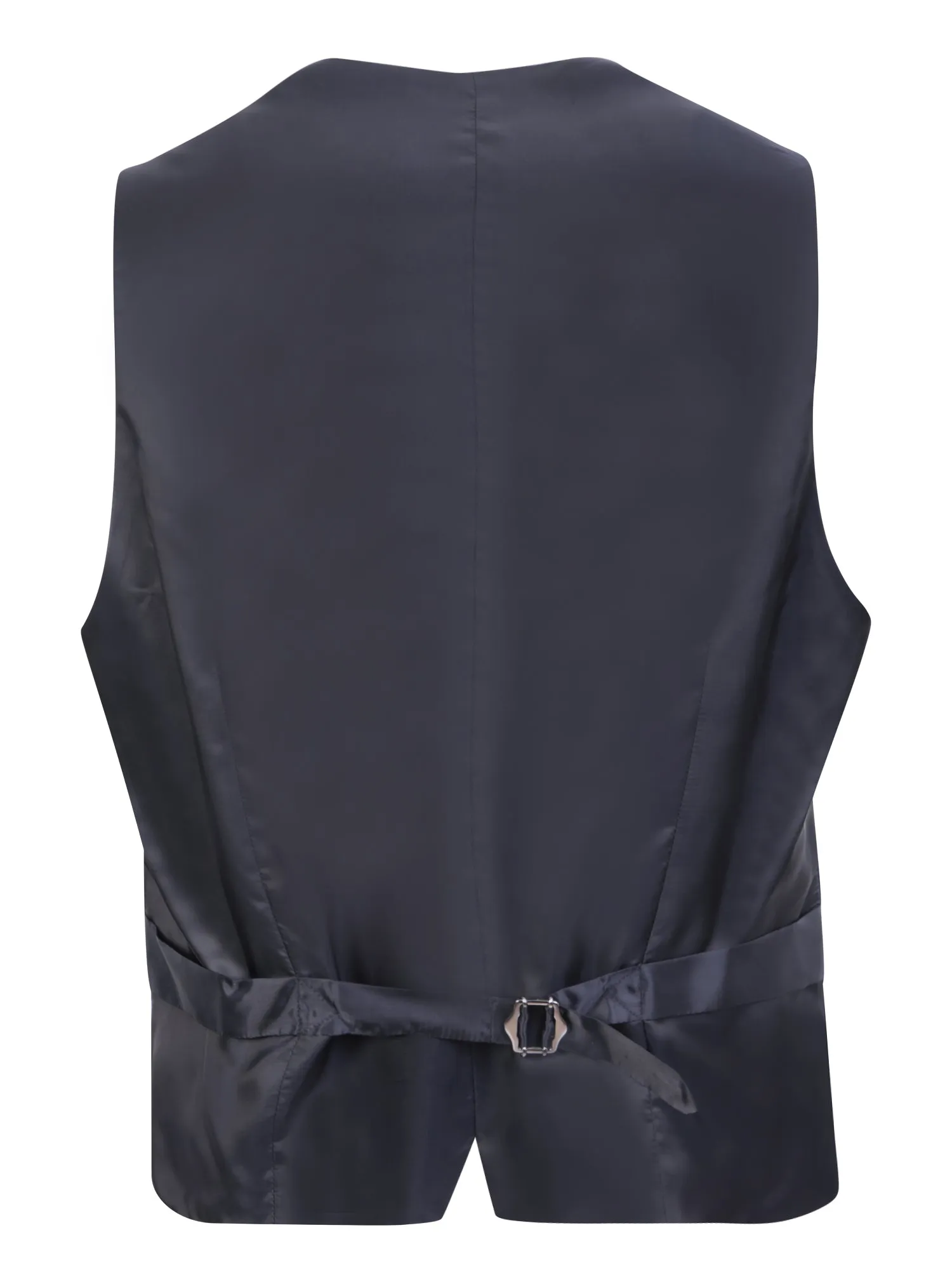 Blue silk waistcoat