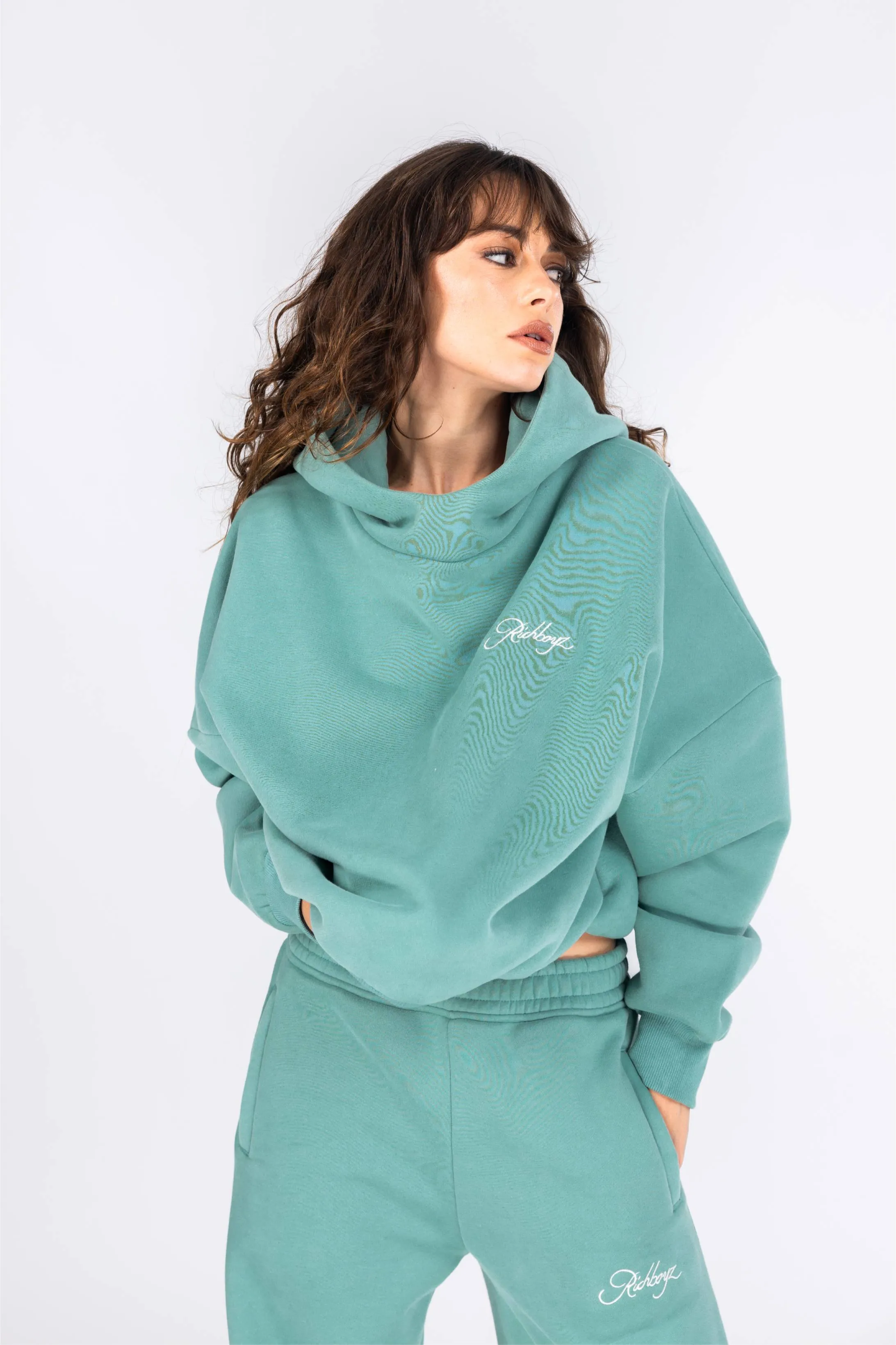 Box Hoodie - Jade