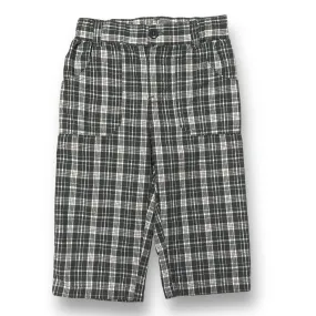 Boys Calvin Klein Size 12 Months Plaid Elastic Waist Pants