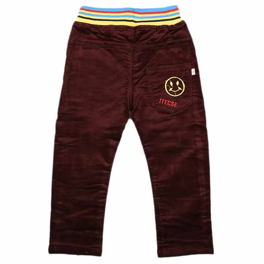 Boys Corduroy Pant - Brown