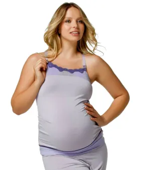 Cake Maternity Sugar Plum Maternity & Nursing Camisole - Mauve