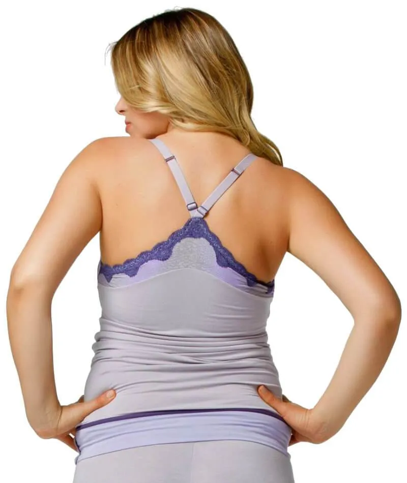 Cake Maternity Sugar Plum Maternity & Nursing Camisole - Mauve