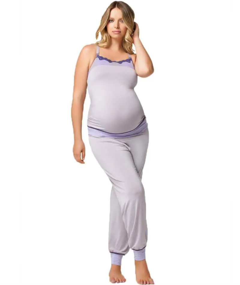 Cake Maternity Sugar Plum Maternity & Nursing Camisole - Mauve