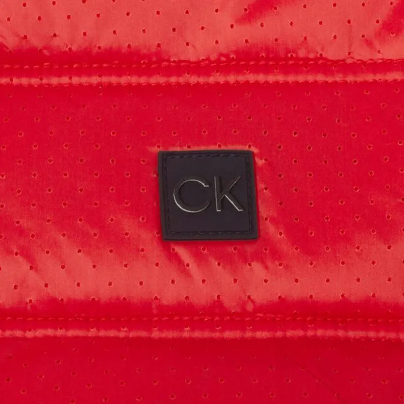 CALVIN KLEIN Rangewood Men's Half-Zip Hybrid (Blue/Red)