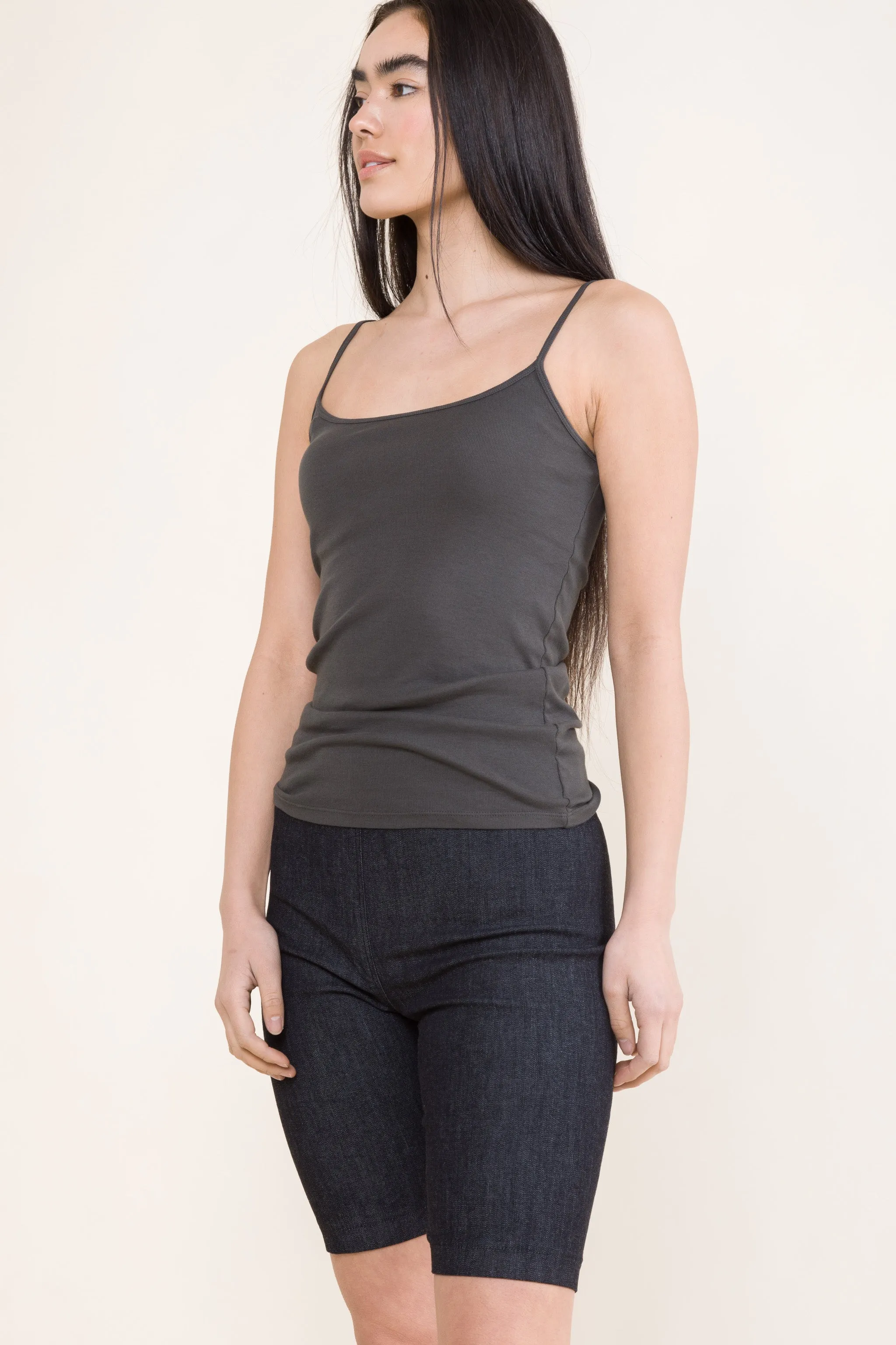 cami - organic cotton in gray heather