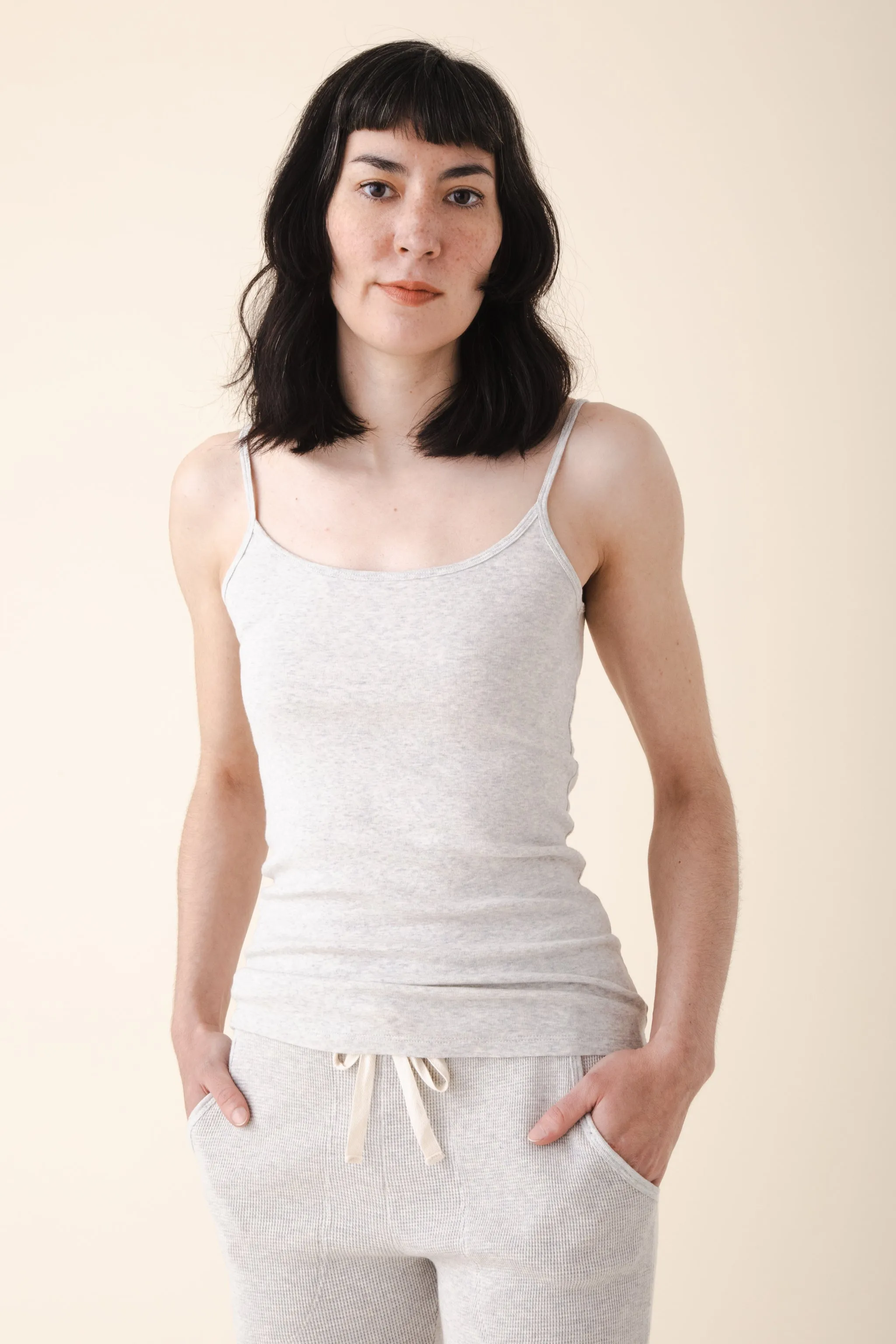 cami - organic cotton in heather