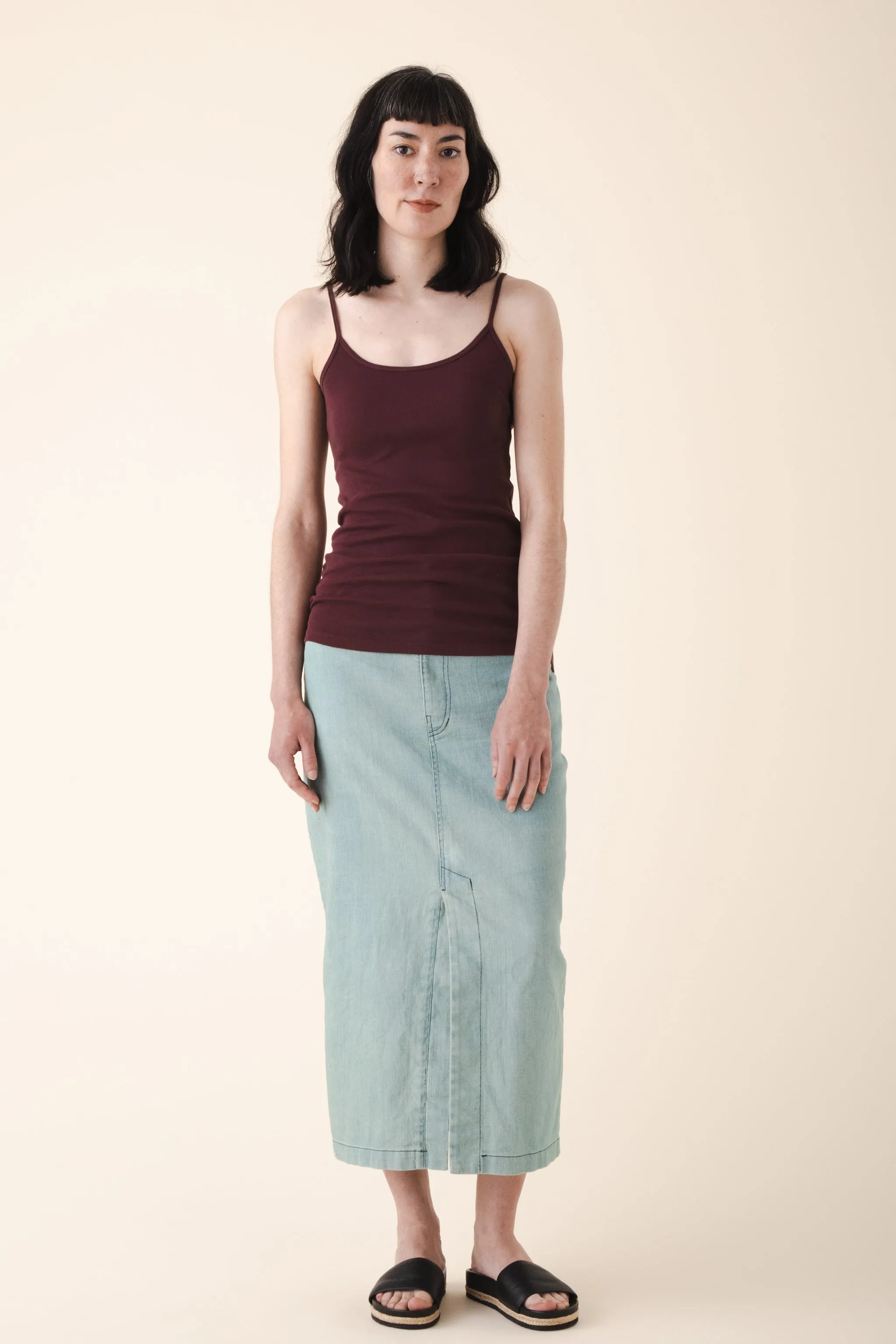 cami - organic cotton in sanguine