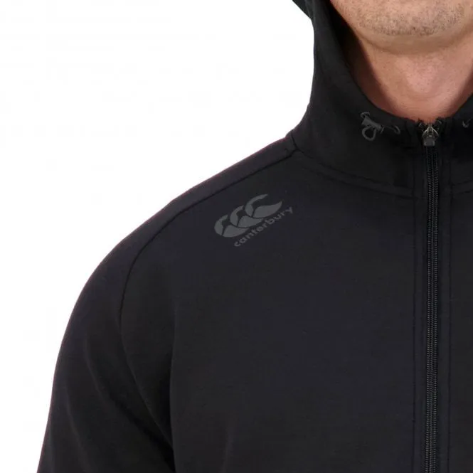 Canterbury Mens Vapodri FZ Tempo Hooded Sweat - Jet Black