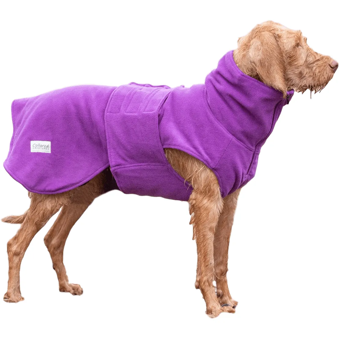 Collared Creatures - Perfectly Practical Dog Drying Coat - Available in 3 Colours