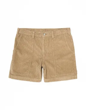 CORDUROY SHORTS - KHAKI