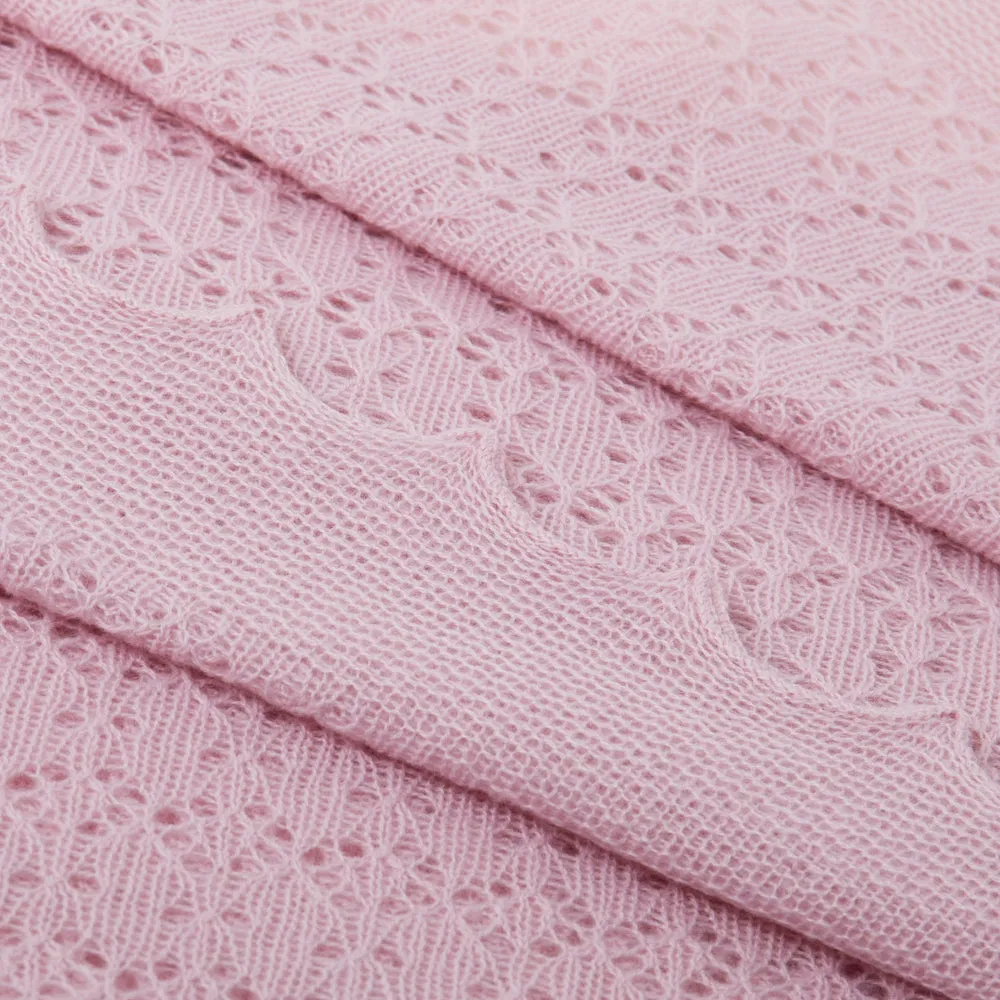 Cosy Cashmere Baby Shawl - Pink