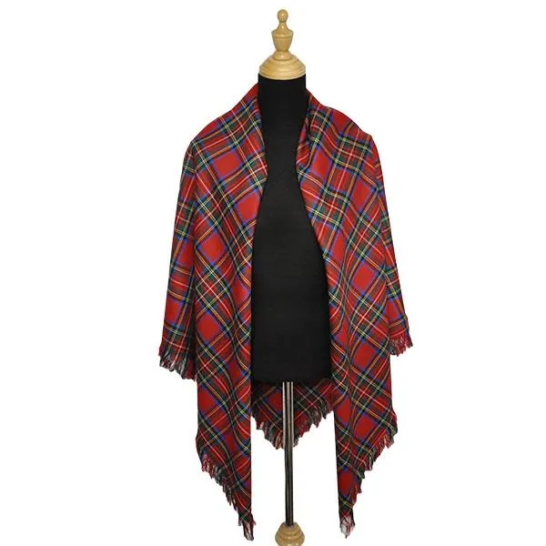 Crawford Ancient Light Weight Tartan Shawl