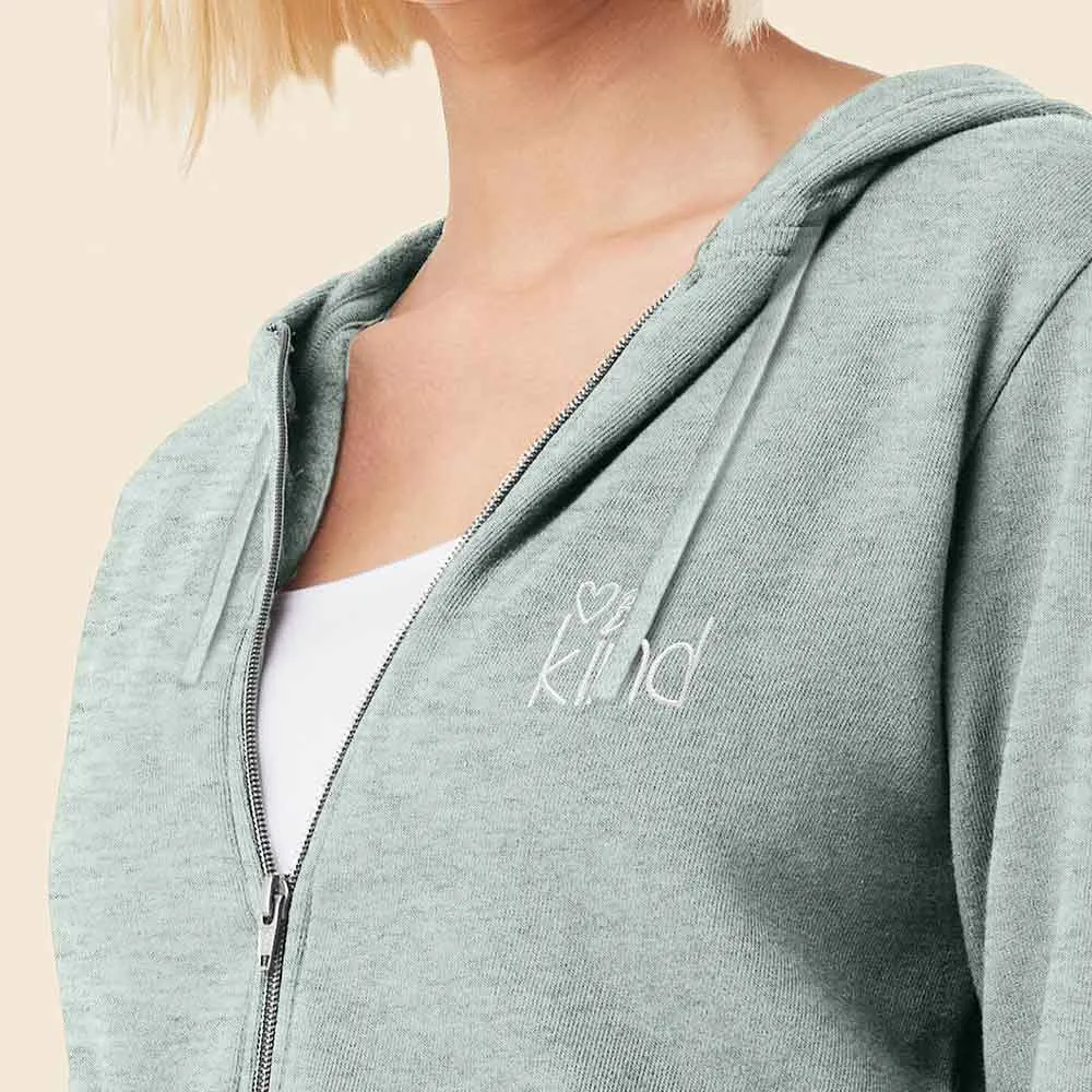 Dalix Be Kind Zip Hoodie