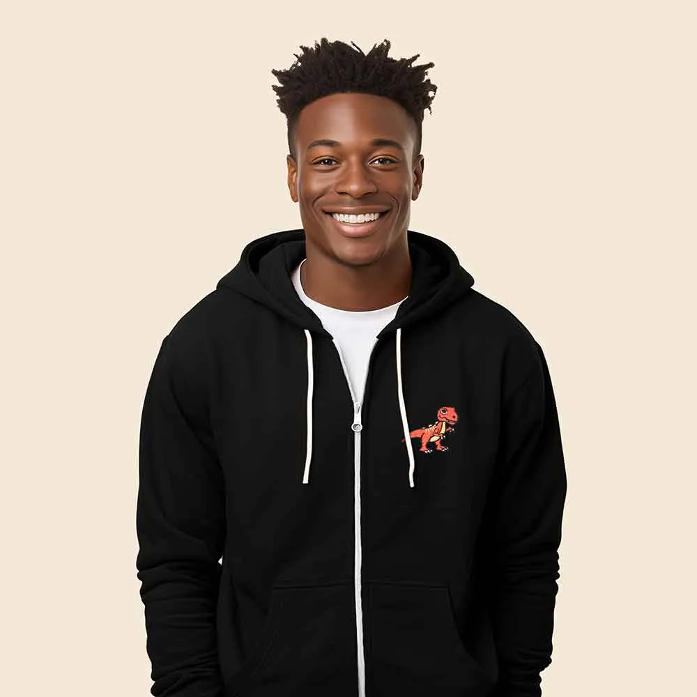 Dalix T-Rex Zip Hoodie