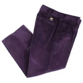 DICKIES FRANKY V GOTH GRAPE CORDUROY DOUBLE KNEE