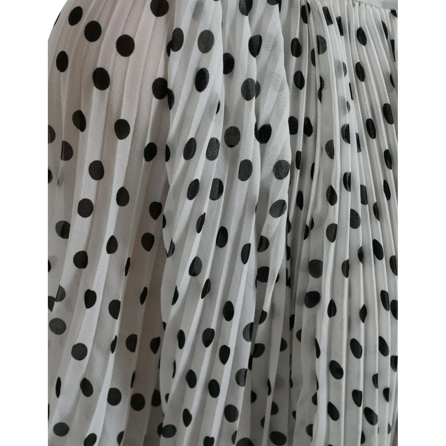 Dolce & Gabbana Elegant Polka Dots Maxi Dress