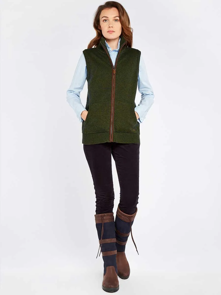 DUBARRY Sheedy Wool Blend Knit Gilet - Women's - Olive