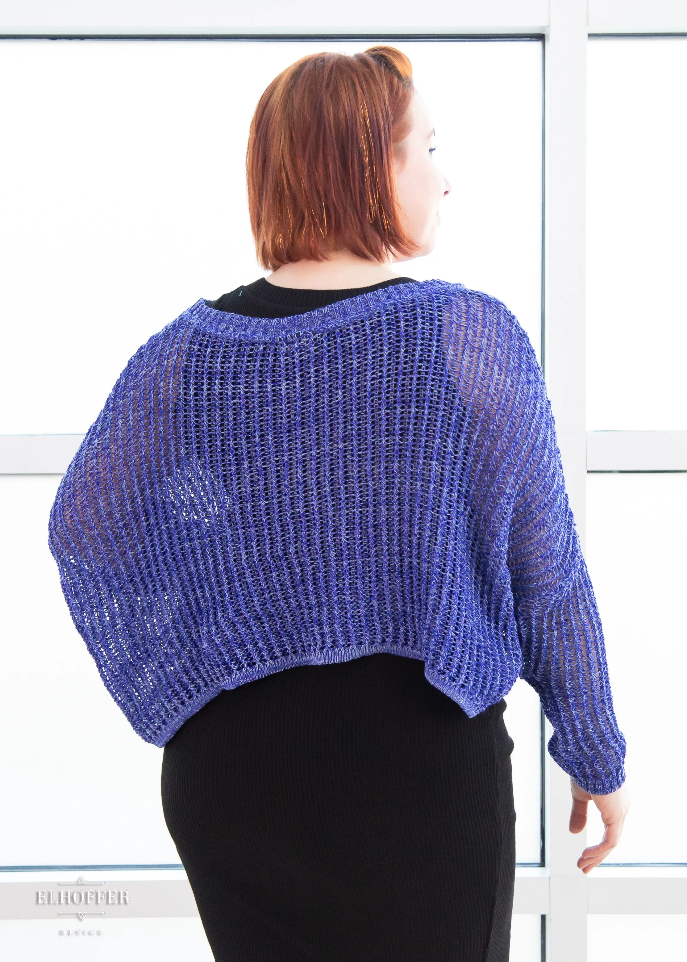 Essential Delirium Oversize Crop - Wild Blueberry