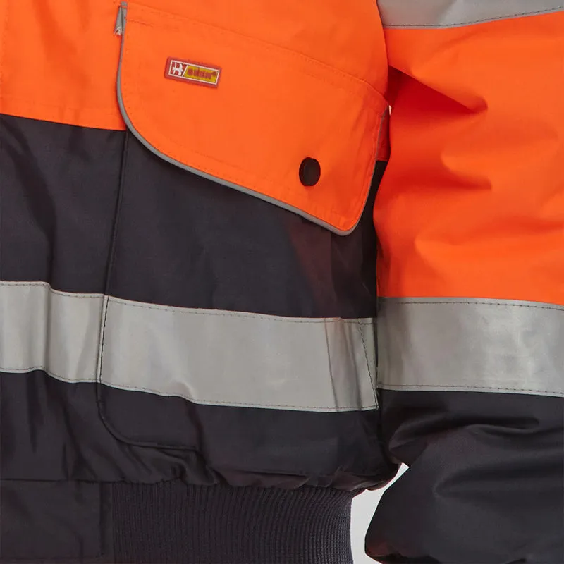 Europa Hi Vis Bomber Jacket