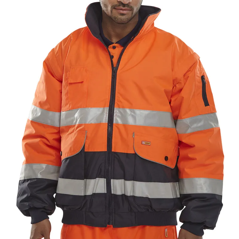 Europa Hi Vis Bomber Jacket