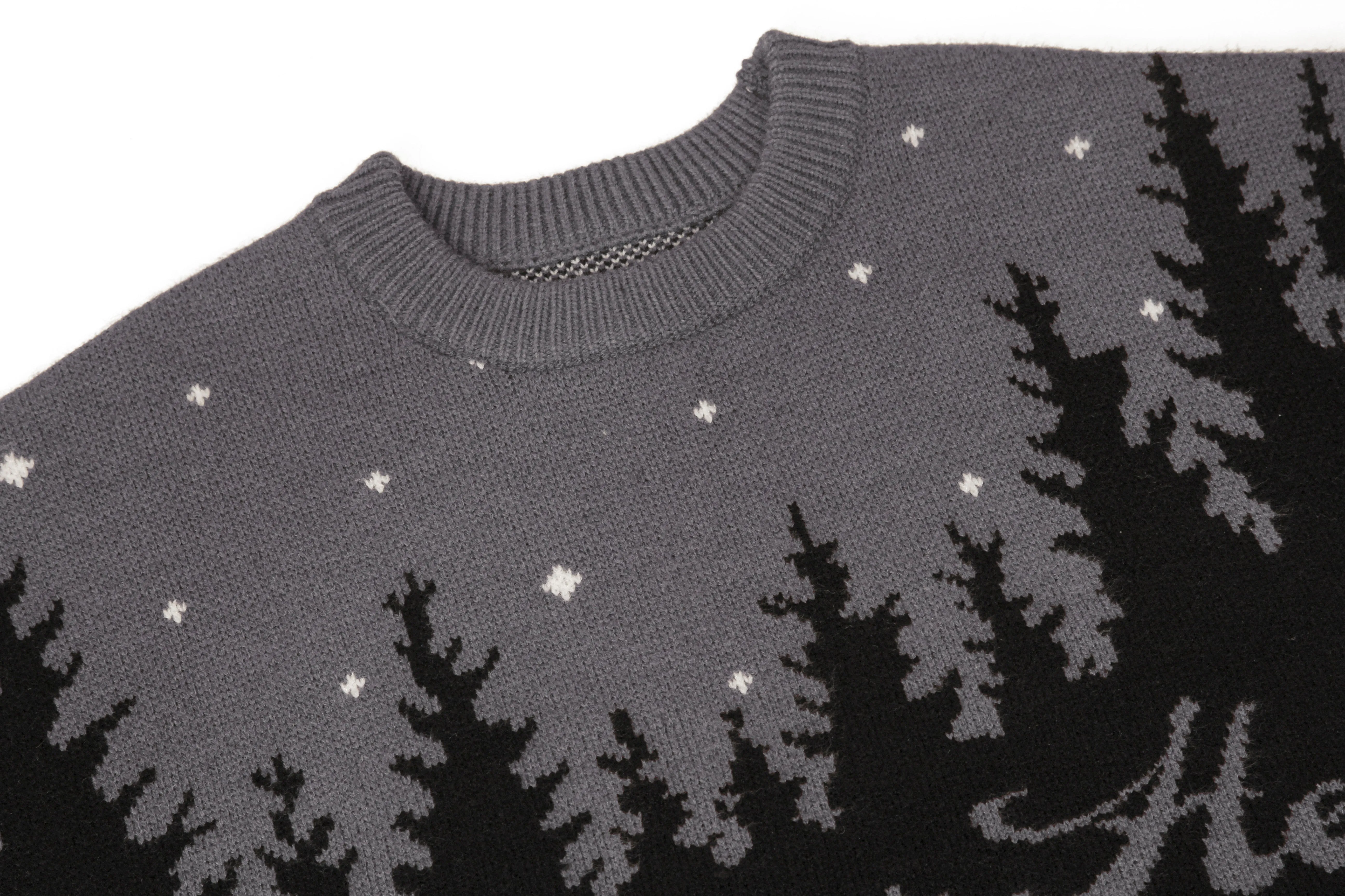 Faire Echo Vintage Forest Night Sweater