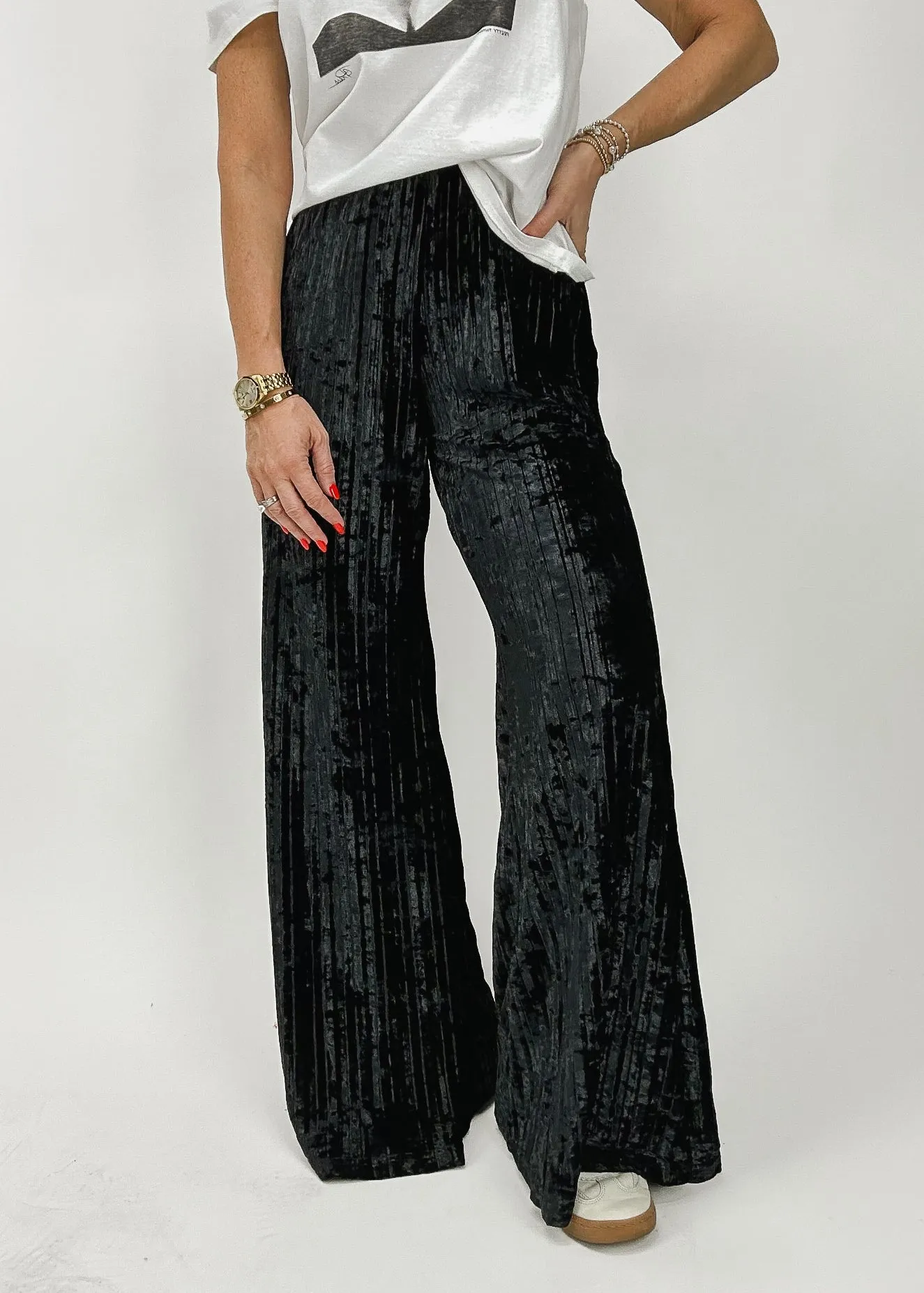 Free People Star Sign Velvet Pant