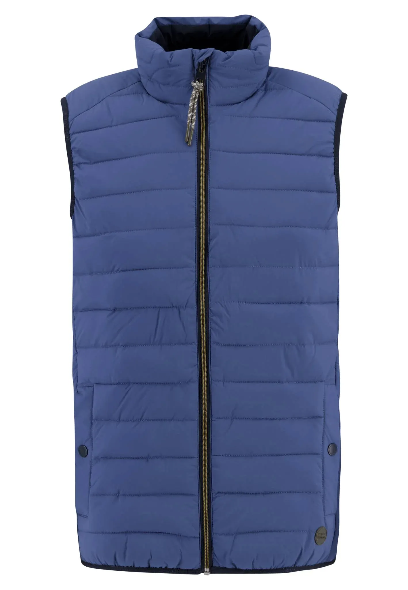 FYNCH HATTON Blue Wave Quilted Gilet