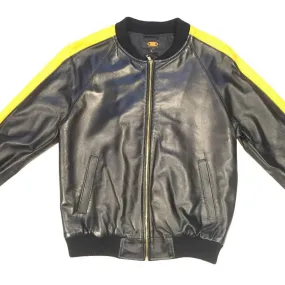 G-Gator Lambskin Varsity Perforated Yellow Jacket