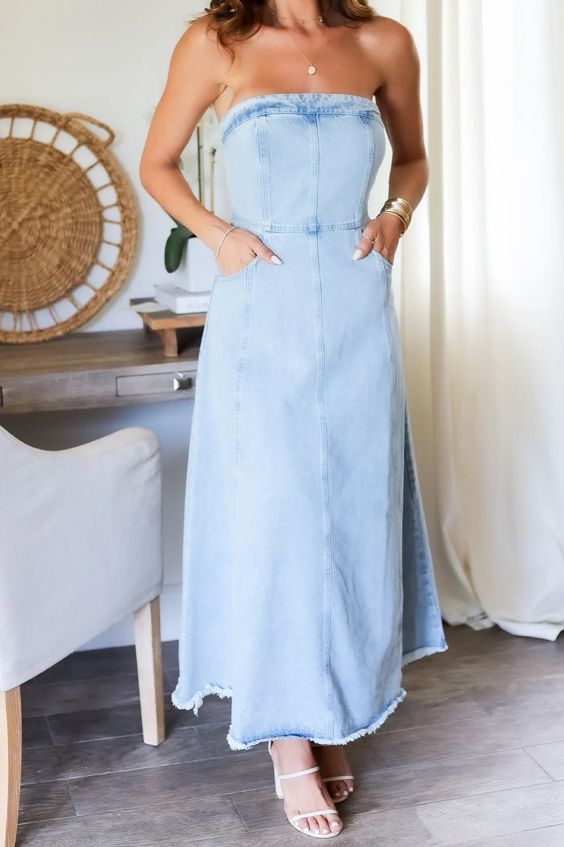 Iris Tube Maxi Dress