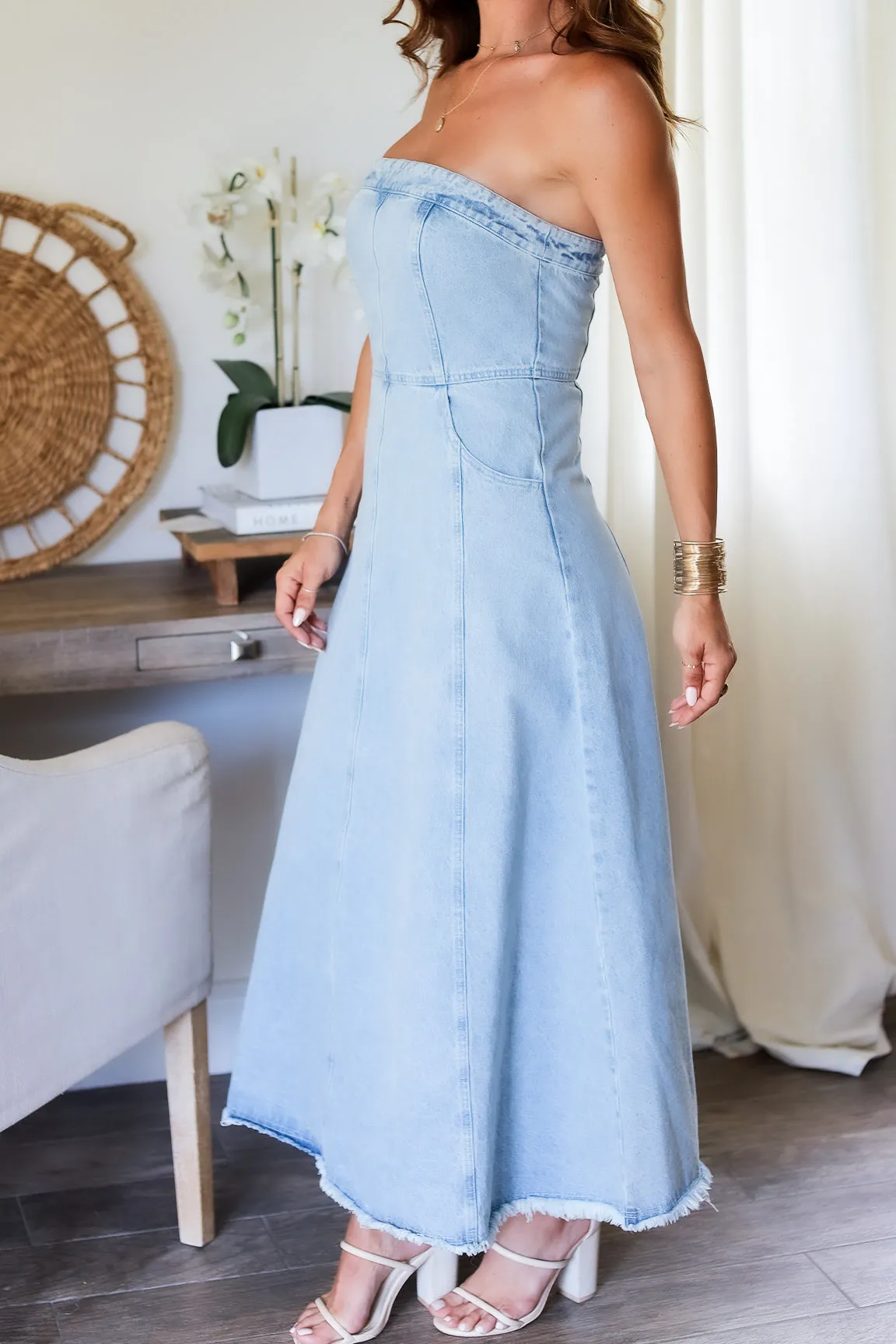 Iris Tube Maxi Dress