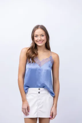 Iro Berwyn Silk Cami in Blue