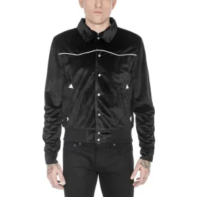 Jackson Velvet Jacket - Black