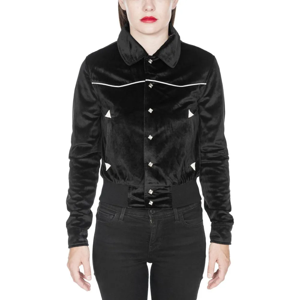 Jackson Velvet Jacket - Black