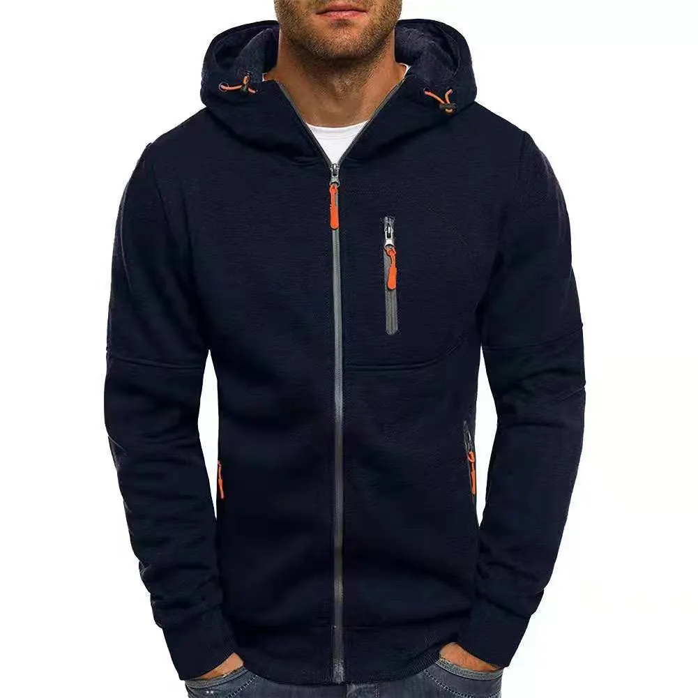 Jacquard Fleece Hoodie for Men