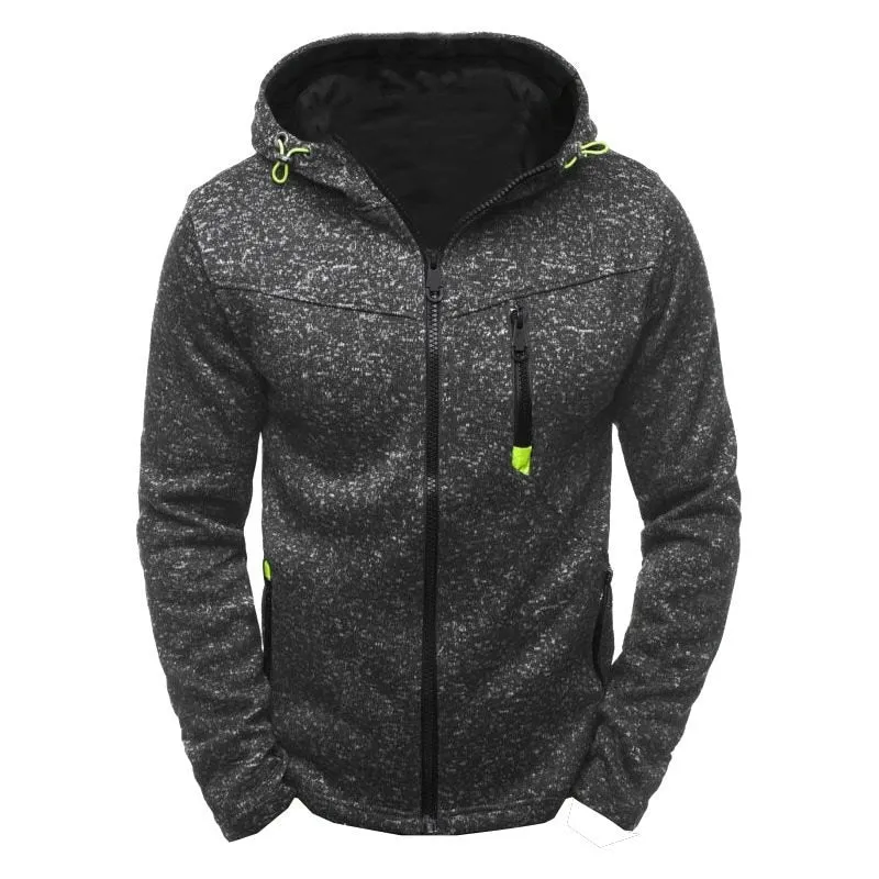 Jacquard Fleece Hoodie for Men