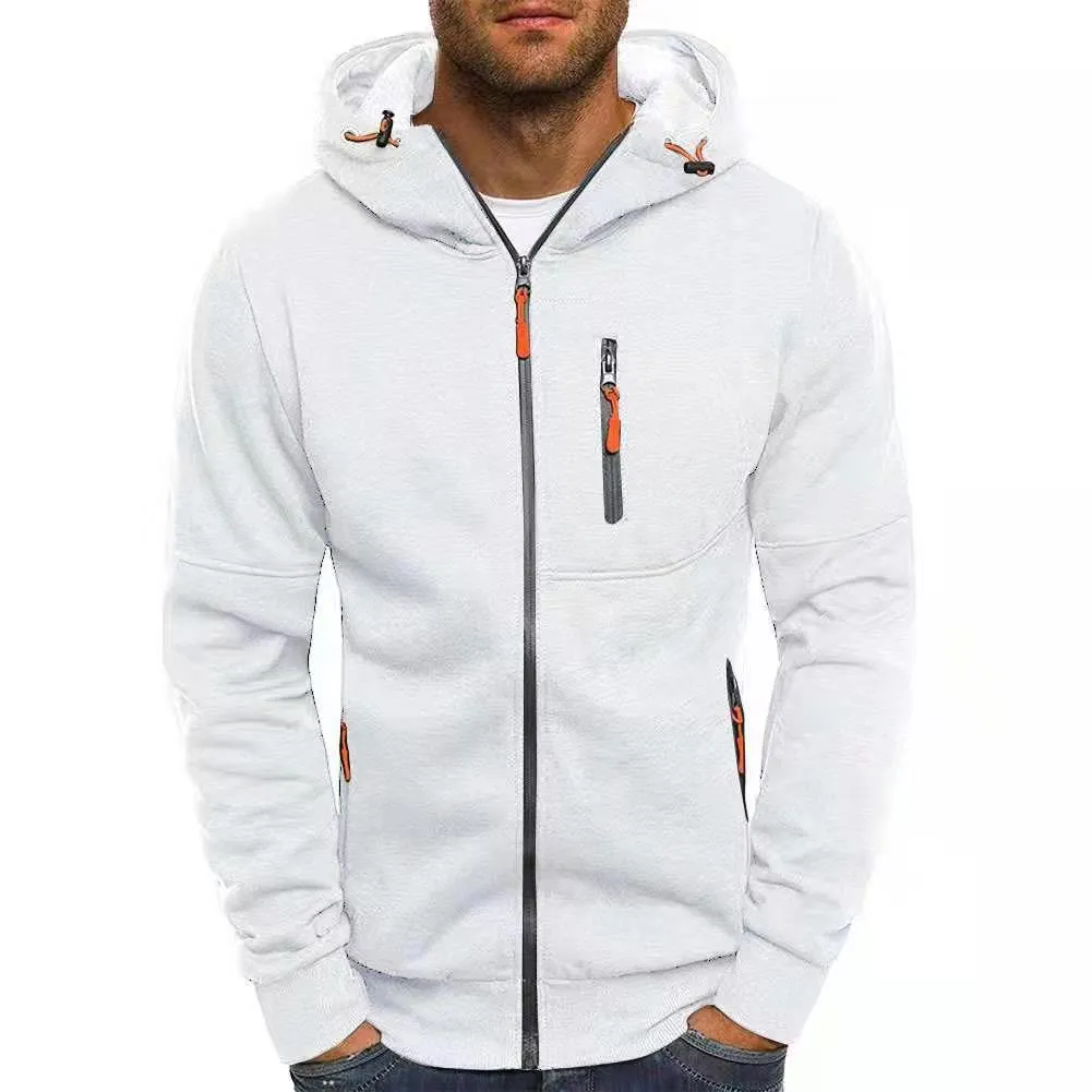 Jacquard Fleece Hoodie for Men