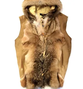 Jakewood Natural Pony Hair/Fox Vest